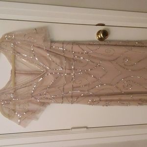 Adrianna Papell new with tags  beaded sequin long gown size 10